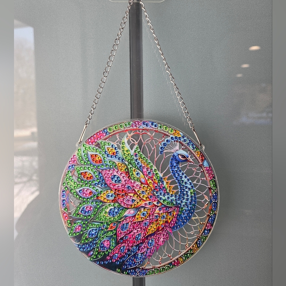 Colorful Peacock Wall Art Decor